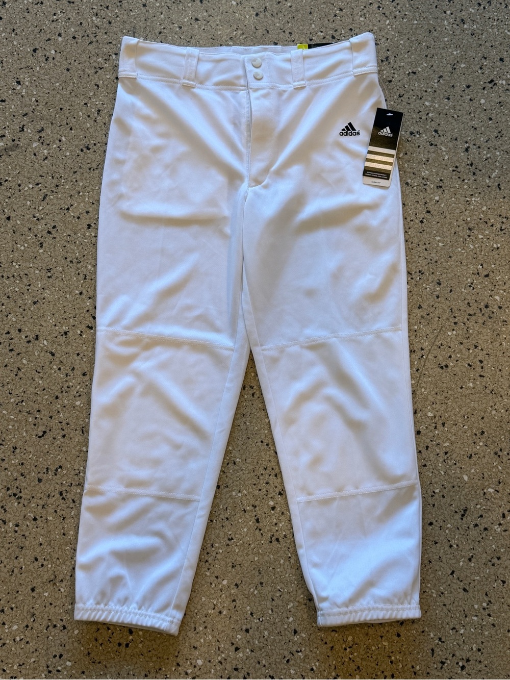 adidas White Kids' Baseball traditional cut